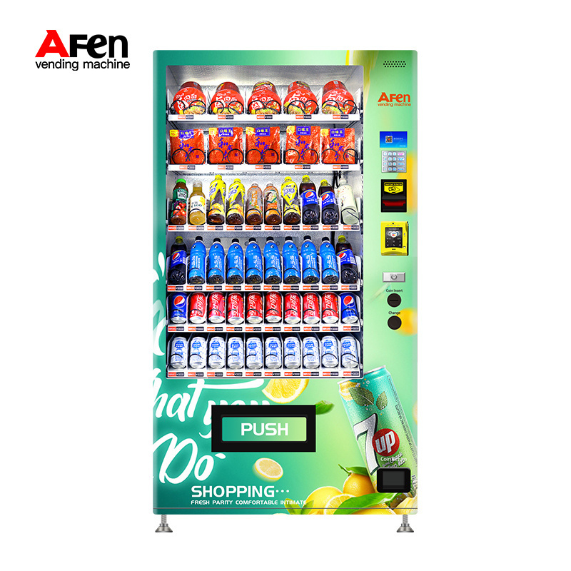 Afen China Vending Machine Manufacturer Cheap Custom Touch Screen Vending Machine For Foods And Drinks