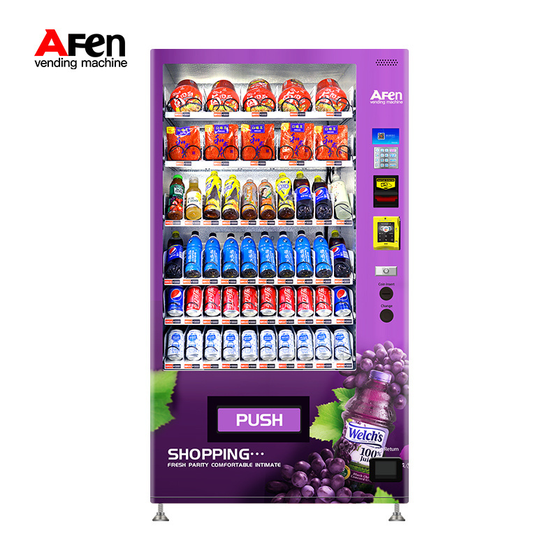 Afen China Vending Machine Manufacturer Cheap Custom Touch Screen Vending Machine For Foods And Drinks