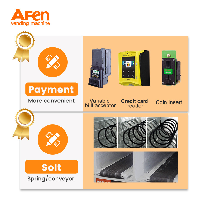 AFEN High Quality Vendor Machine Digital Screen Age Verification Vending Machine For Sale