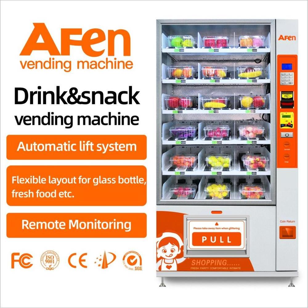 AFEN Full Automatic Fruit And Milk Vending Machine Dispenser Fresh Food Vending Machine Veget Vend Machine