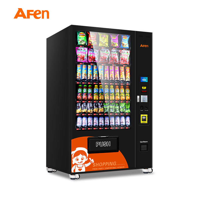 Afen Soda Vending Machine Snack Automaten Refrigerated Vending Machine For Sales