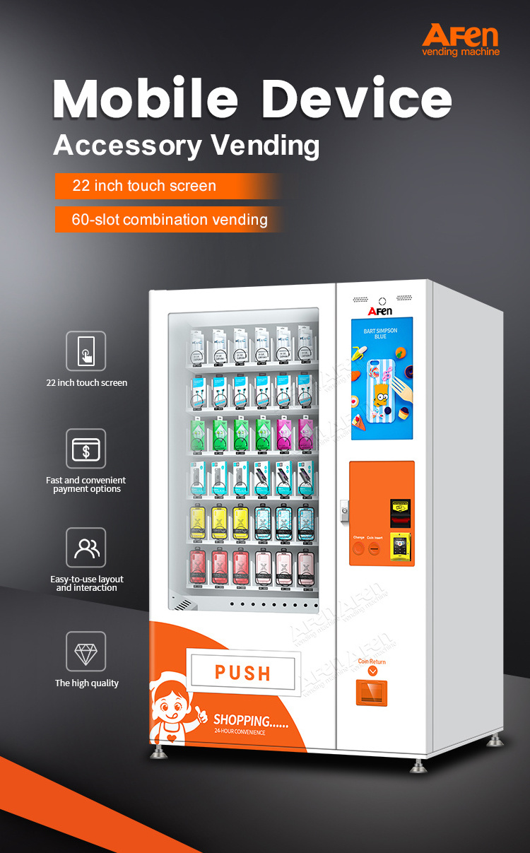 Afen 24hours Retail Outlet Vending Machine Cheap Price Vending Machine For Non-Refrigerated Goods