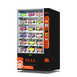 AFEN national automated salad vending machine peanut butter sushi vending machine with refrigerated system