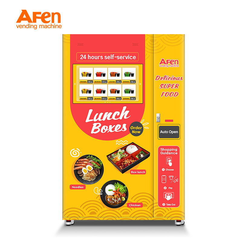 AFEN Manufacturer Hamburger Vending Machine Hot Food Microwave Vending Machine Automatic