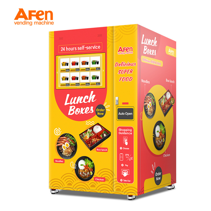 AFEN Manufacturer Hamburger Vending Machine Hot Food Microwave Vending Machine Automatic