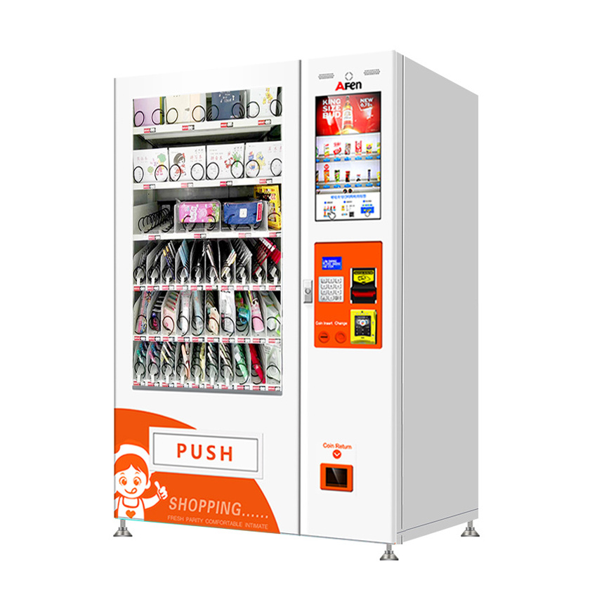 AFEN Gifts Toys Electronics Goods Condom Tissue Sanitary Pads Vending Coin Operated Pen Vending Machine