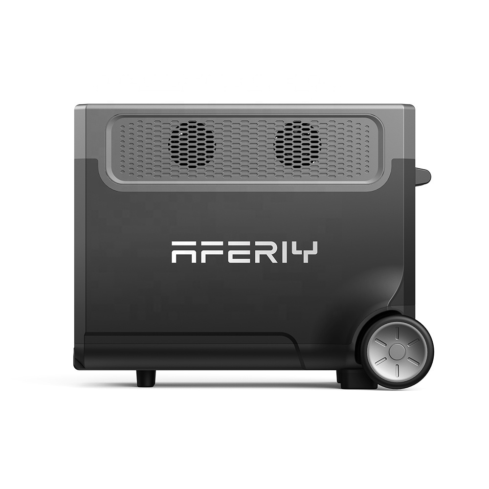 Aferiy new design  3840Wh power station  for home emergency use  lifepo4 battery 3600w portable solar generator