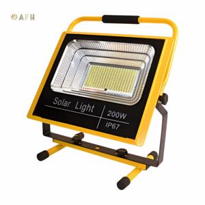 Portable Spotlight 25w 40w 50w 100w 200w  Led Floodlight Outdoor Operate Lantern Light Rechargeable Led Flood Light work light