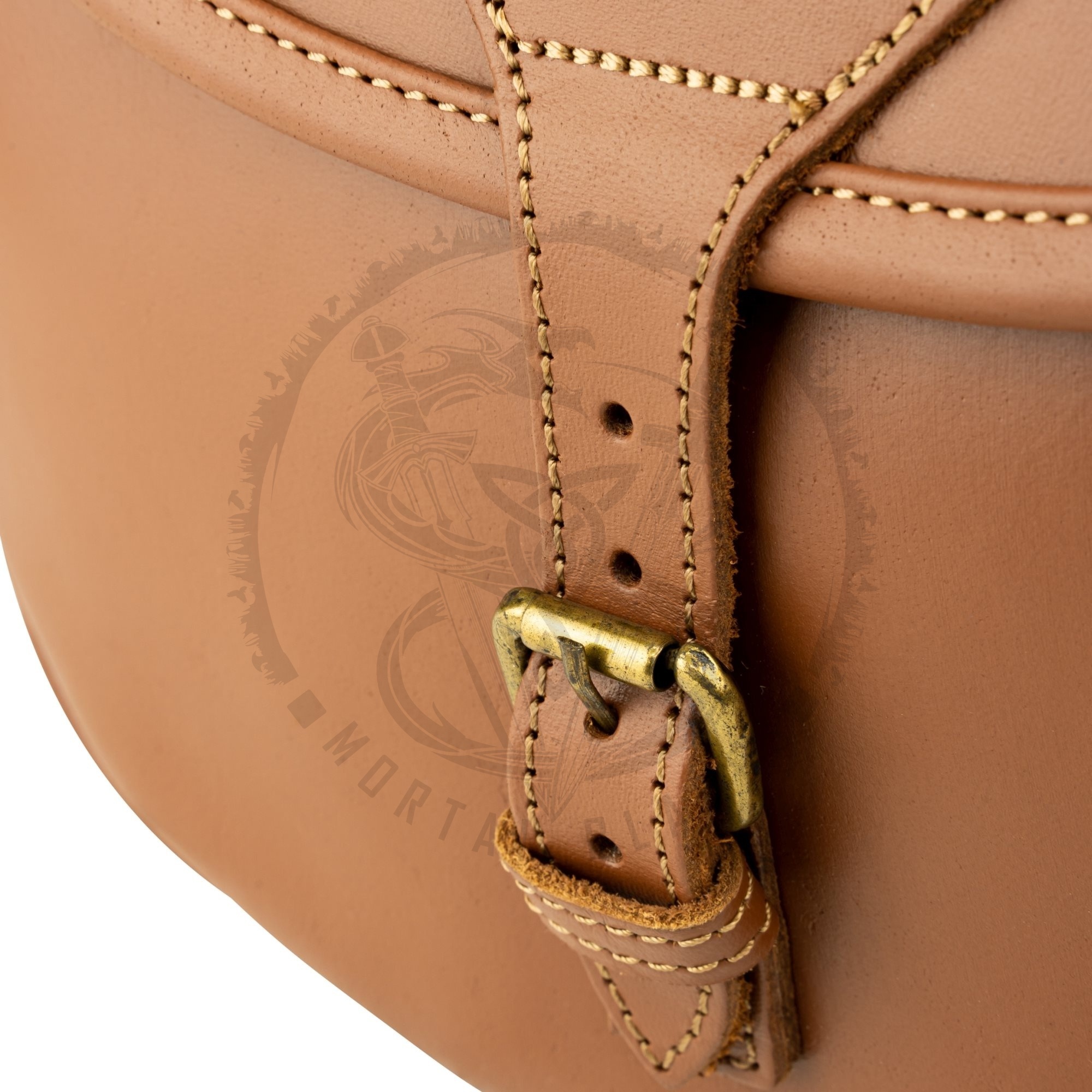 Custom Logo Hunting Canvas and Genuine Cowhide Leather Shell Holder Bag Clay Shooting Waist Belt Leather Cartridge Bag