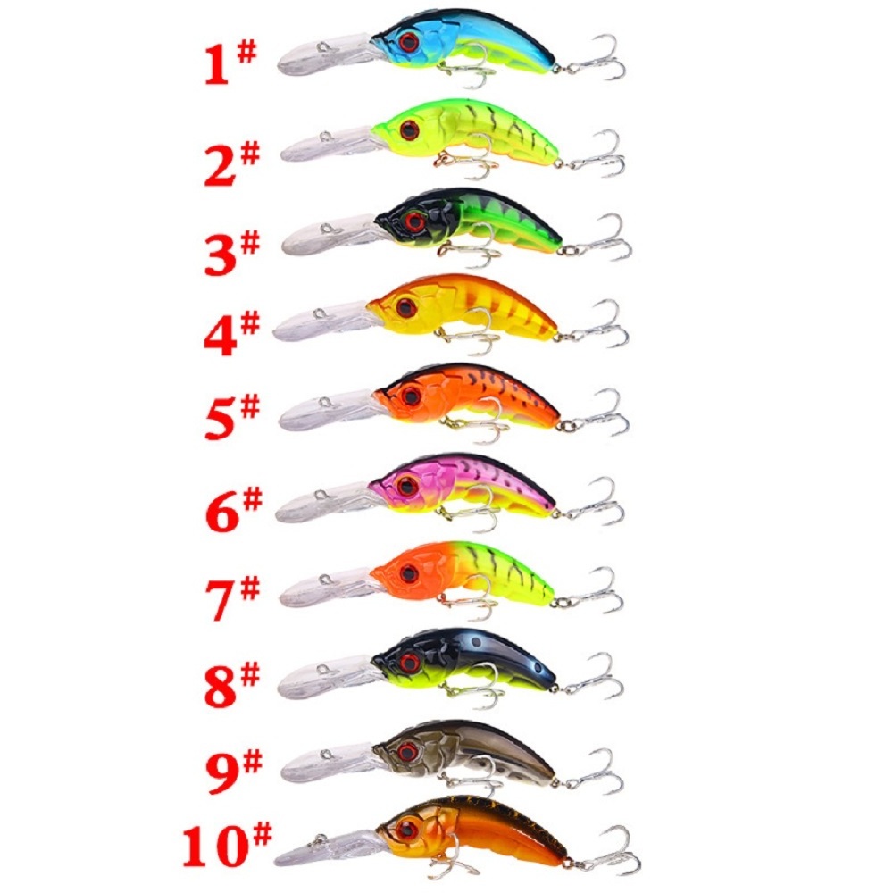 Shrimp lure crank lure plastic bait 10cm 13.4g factory direct sale hard lure