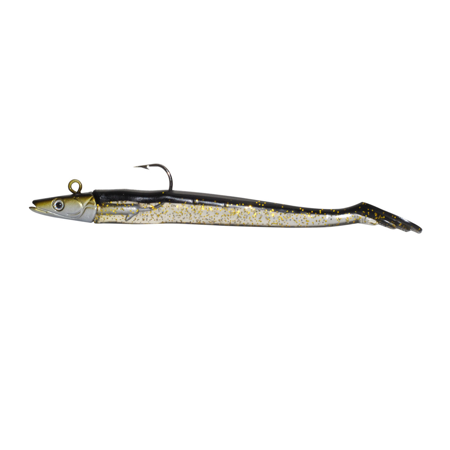 Soft Fishing Lure with Lead Head Hook 12cm 16g T Tail Eel Soft Bait Fish Lead Head with Soft Body