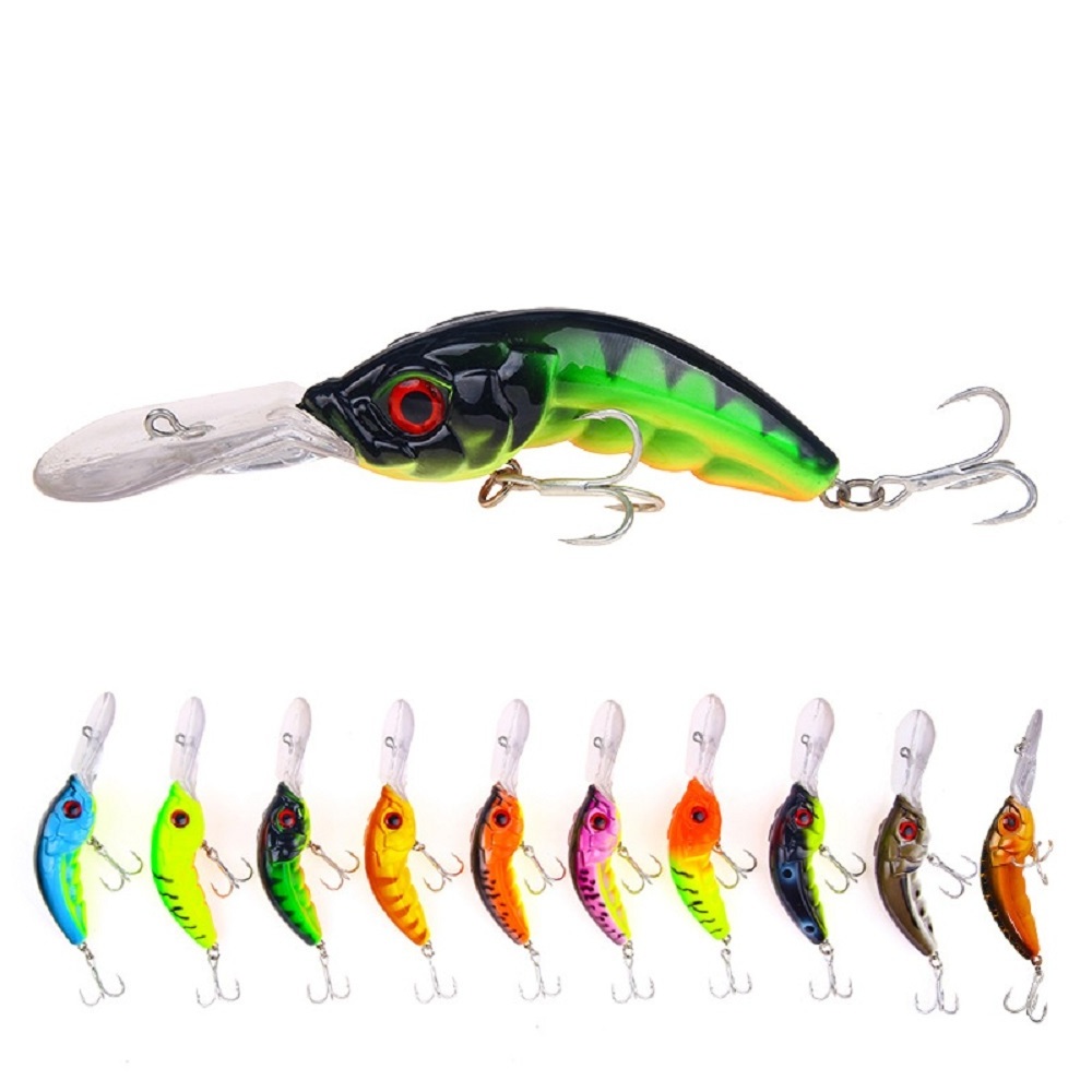 Shrimp lure crank lure plastic bait 10cm 13.4g factory direct sale hard lure