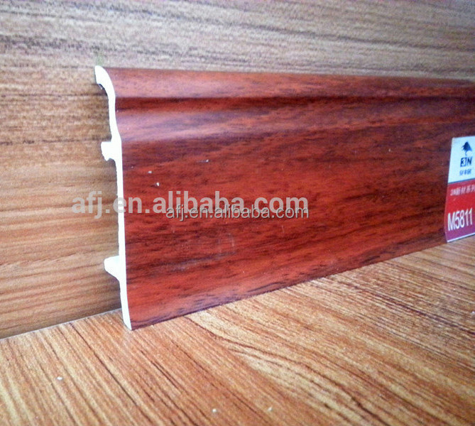 unique designed waterproof wood plastic composite skirting board