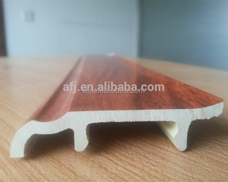 unique designed waterproof wood plastic composite skirting board