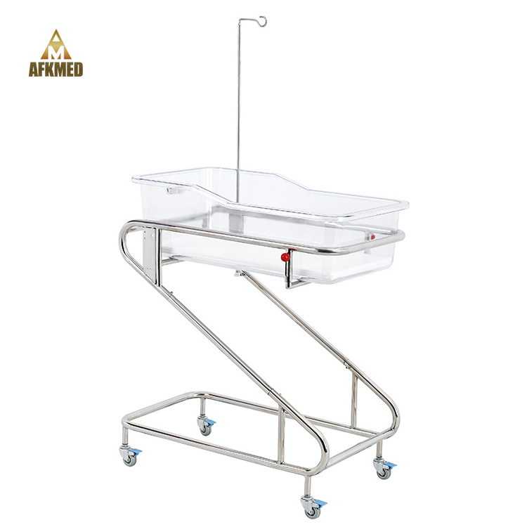 Hospital Newborn Baby Bed acrylic glass Hospital Rooming-in Infant Bed