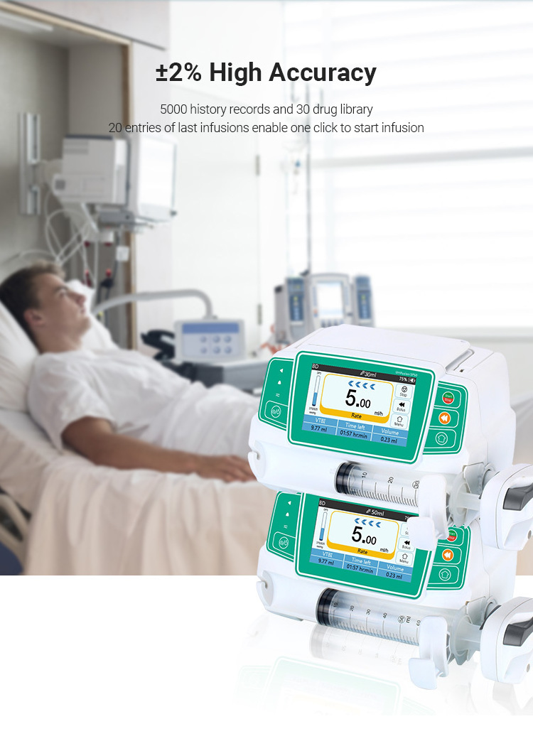 Hospital Medical IV Infusion Pump Single/dual Channel electronic infusion pump