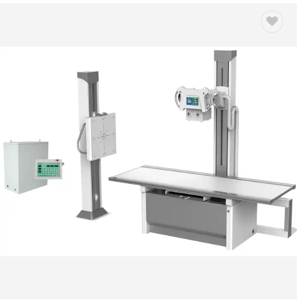 new High frequency 630mA 50kV digital chest x ray machine with bed type for medical diagnosis