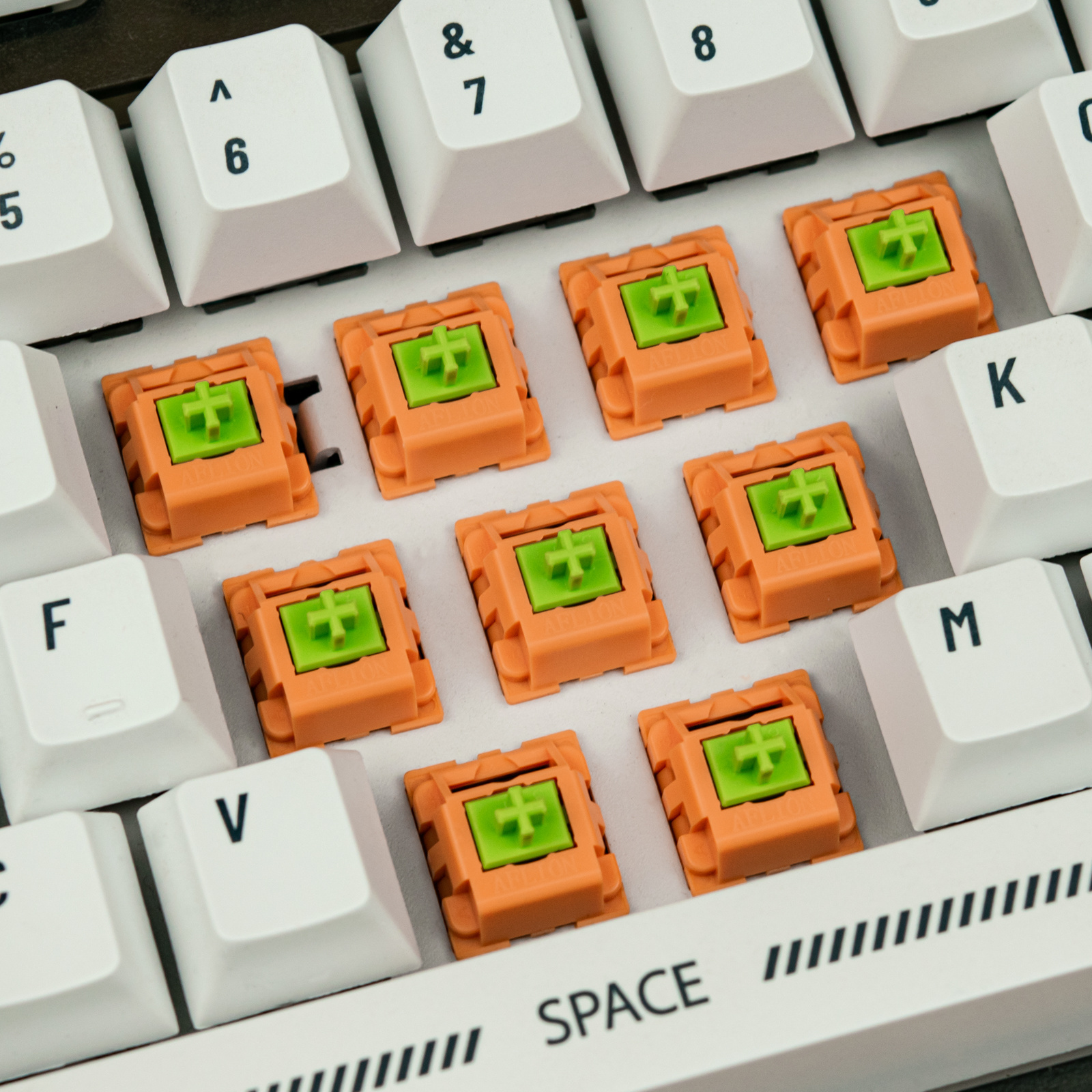 Wholesale Aflion 5Pin Carrot Switch 2Stage Springs Low Noise Tactile 37g Low Gram Mechanical Keyboard Switches