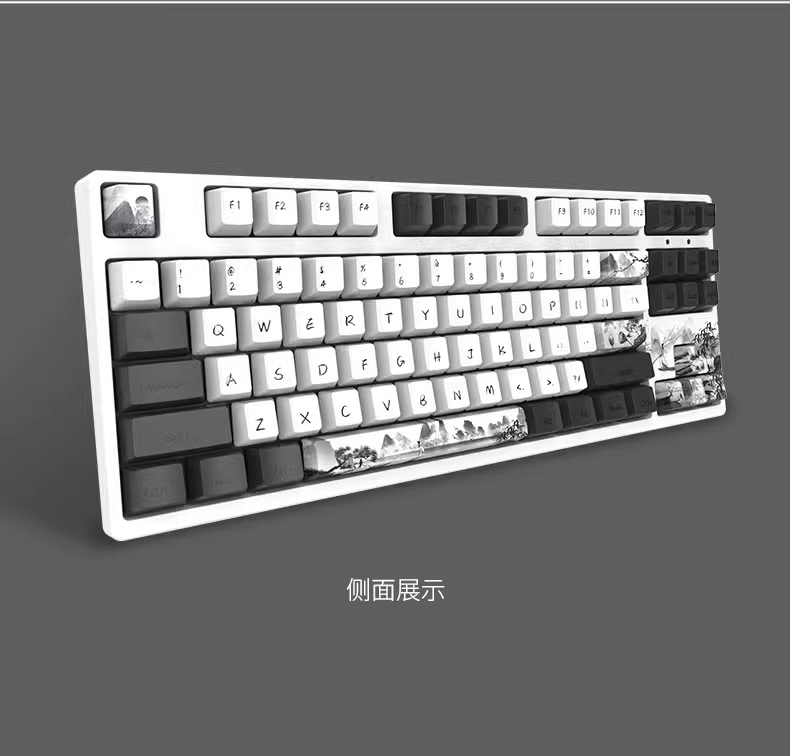 Factory direct game keyboard Cyan Axis mechanical switch hot swap RGB Wireless charging gaming mechanical keyboard