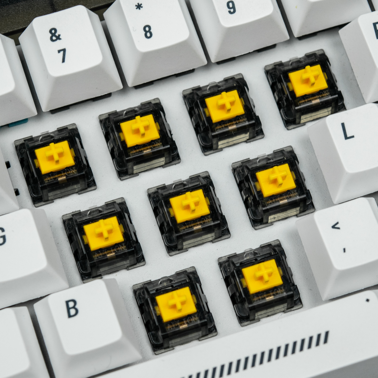 Wholesale DIY Keyboard Switches Aflion Ink 63g Two-Stage Spring Low Noise Tactile Swappable Switches