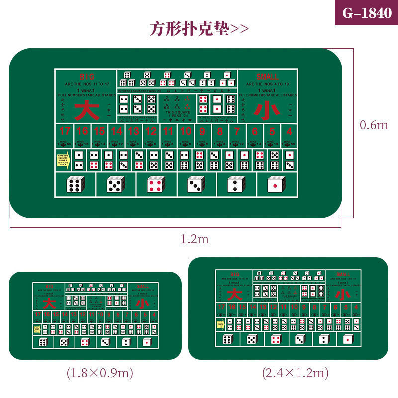 ready to ship entertainment poker table mats rubber gambling baccarat poker tablecloths for sale