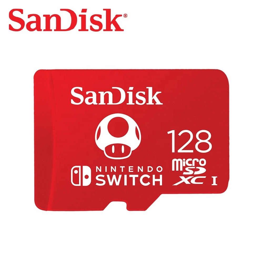 SanDisk Nintendo-Licensed Memory Card For Nintendo Switch SDXC card SDSQXAO-128G-GNCZN  128gb memory card