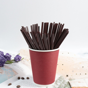 Food summer hats drinking Grade PP Coffee Stirrer Sticks plastic Straws