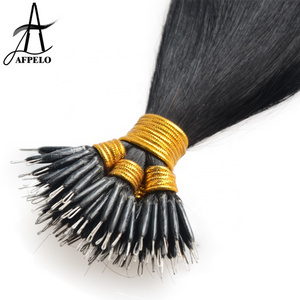 AFPELO Best Quality Straight Micro Nano Ring Tip Hair Extension Nano Bead Human Hair Extensions