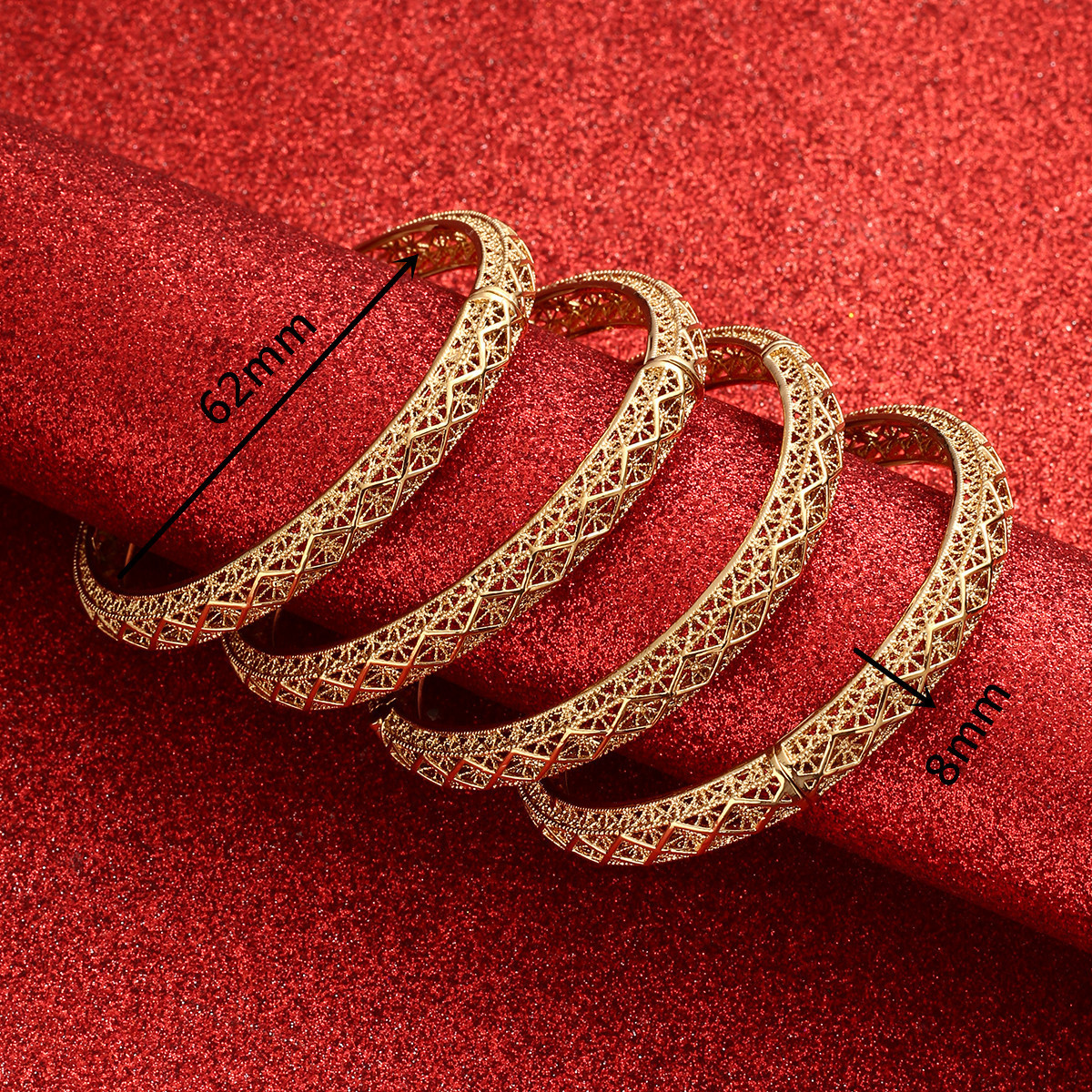 Dubai Gold Bangles For Women Men Ethiopian Bracelets African Jewelry Saudi Arabic Wedding Bride Bangle