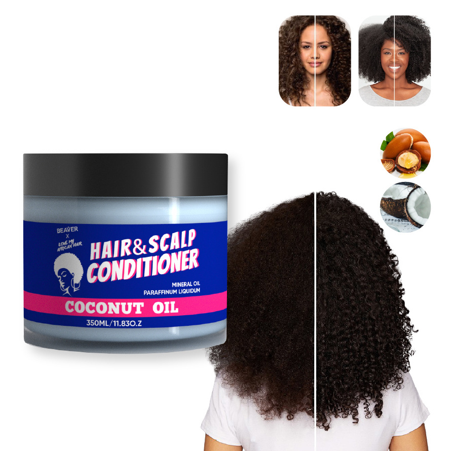 African hair&scalp Leave in conditioner private label OEM deep moisturizing nourishing conditioner