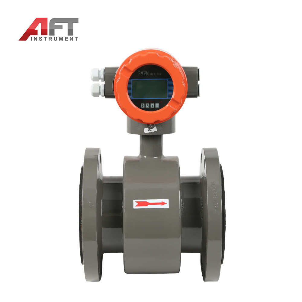 conductivity fluid high molten or chilled cement mud sewage sludge slurry electromagnetic flow meters