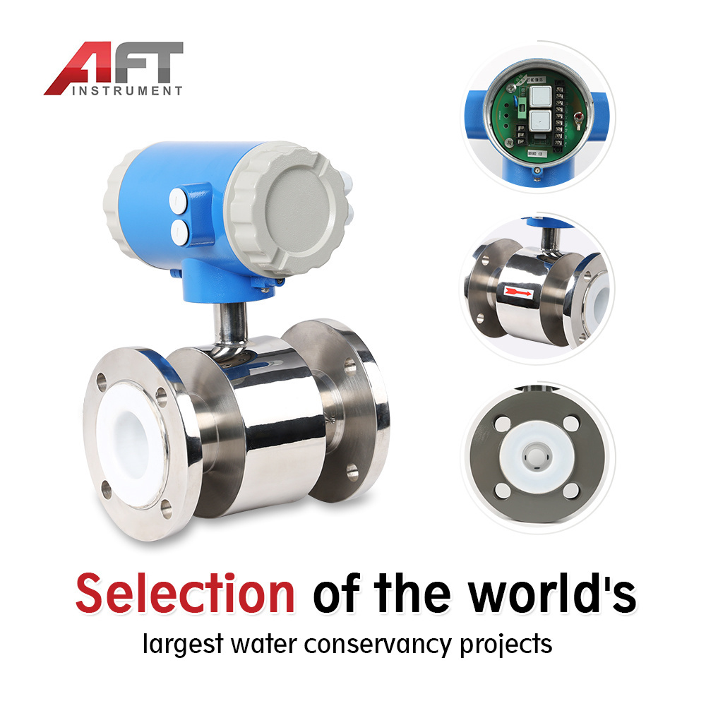 flow meter fertilizer grout submerse sulfur tantalum temperature velocity flexible flange electromagnetic flowmeter