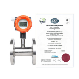 High precision liquid turbine flow meter stainless steel digital vegetable oil ethanol flowmeter 4-20ma turbine flow meter price