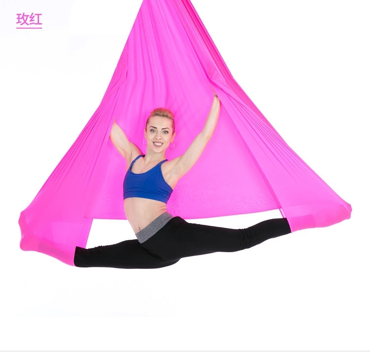 Hot seller Anti Gravity Multicolor Flying  Bed Low Stretch Aerial Yoga Hammock silk swing