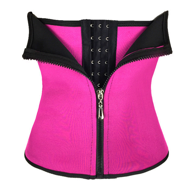 Wholesale Adjustable Comfortable Corset Slimming Training Belt Zip Latex No Trace Waist Trainer