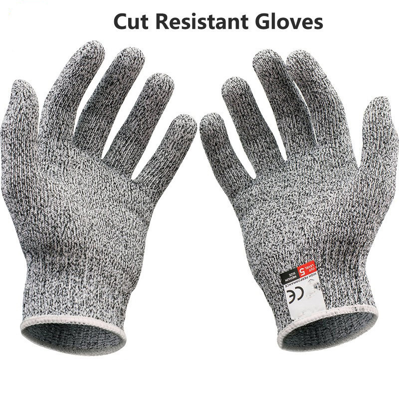 High quality durable meat vegetables cutting food level 5 protection cut resistant gloves