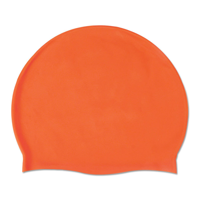 Wholesale Polyester Waterproof Woman men Girls Custom Logo Silicone Fabric Swim Racing Swimming Cap