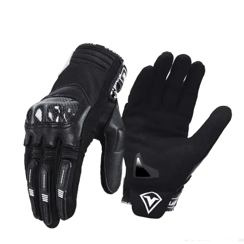 Wholesale Men Waterproof Custom Sports Leather Motorcycle Gloves Racing