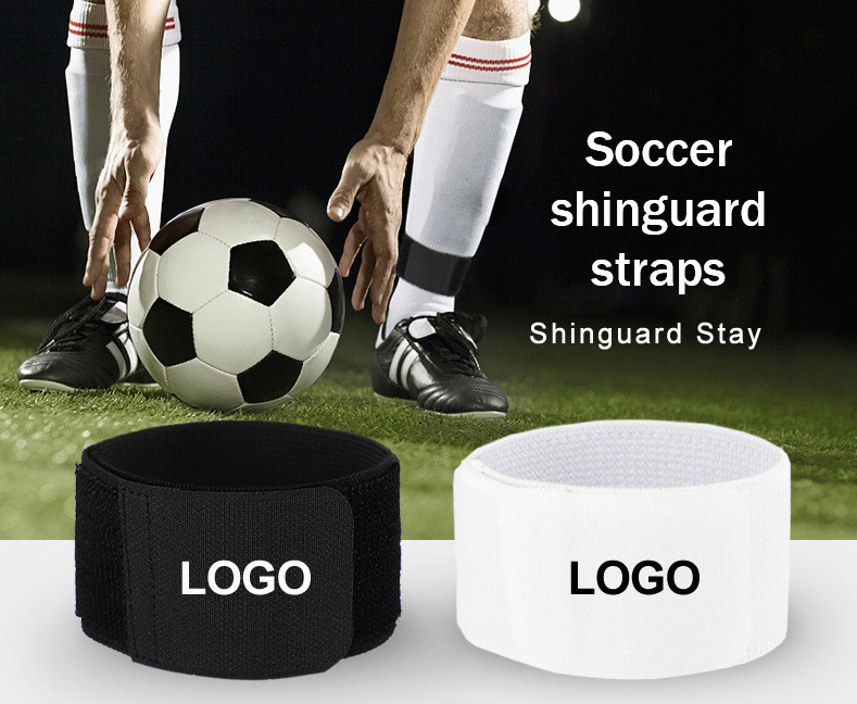 High quality anti slip football leg protector holder ties shin guard board stay straps