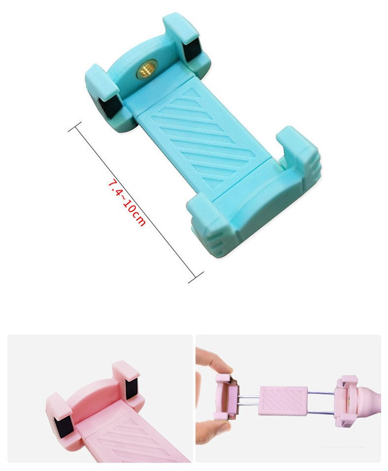 Hot Seller Cute Long Arm Bathroom Lazy Desktop Plastic Universal Adjustable Cell Mobile Phone Holder Desk Mount Stand