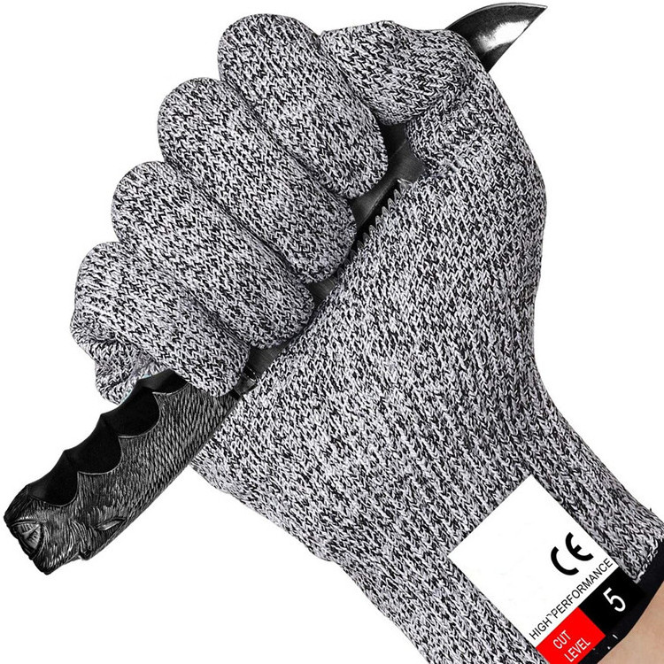 High quality durable meat vegetables cutting food level 5 protection cut resistant gloves