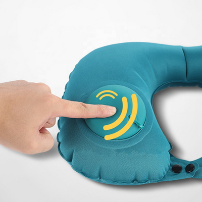 New Products Custom Best Selling Car massage support Inflatable U-Shape Travel Neck Pillow