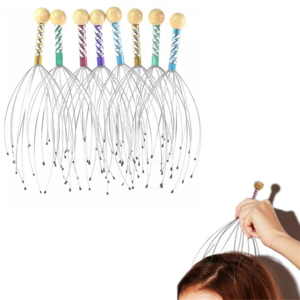 Best Selling Stress Relief Deep Relaxation Scratcher Handy octopus head scalp massager Tingler Wire