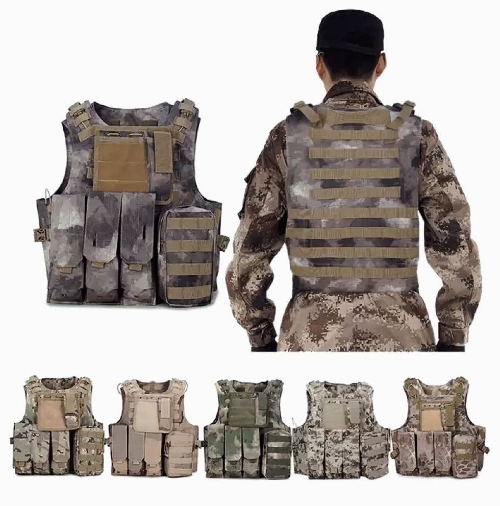 Body Slick Operation Camouflage Training Bandolier Multicam Armor Ballistic Tactical Vest Plate Carrier Hunting Vest