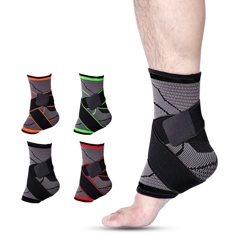 Hot Sale Ankle Brace Compression Sleeve Comfortable With Adjustable Strap Ankle Support