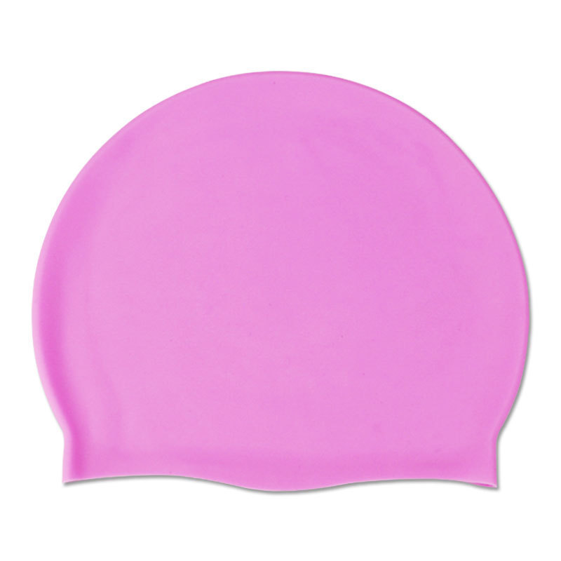 Wholesale Polyester Waterproof Woman men Girls Custom Logo Silicone Fabric Swim Racing Swimming Cap