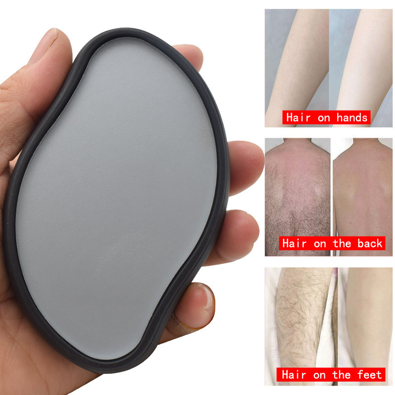 Women Men Beauty Physical Stone Body Nano Glass Painless Waterproof Eraser Pad Epilator Crystal Hair Remover Tool