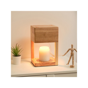 Aromatherapy melting candle  bedroom bedside Romantic smokeless dimmable night light