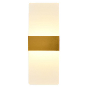 12W / 18W Modern simple led square acrylic wall lamp bedroom living room background light corridor balcony light