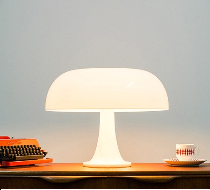 2023 Modern simple hotel bedroom bedside  Mushroom lamp